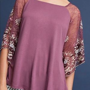 NWOT! Anthropologie Calista Embroidered Top